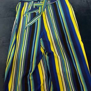 Womens plus size cropped wide leg pants